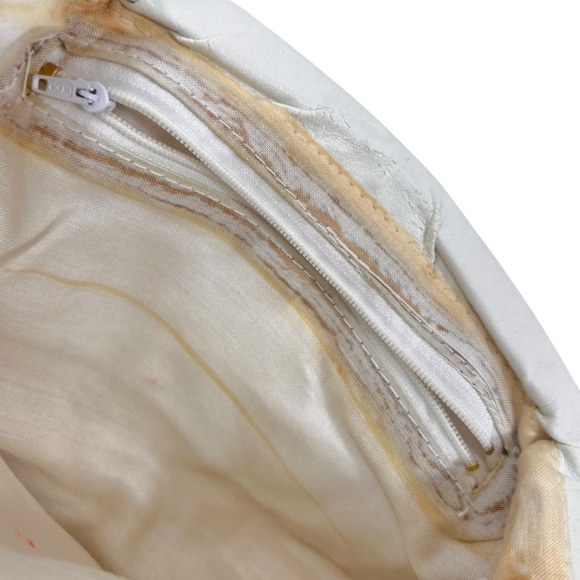 Vintage White Metal Mesh Clutch Purse - Picture 8 of 15